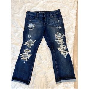 American Eagle Cropped Artist Jeans